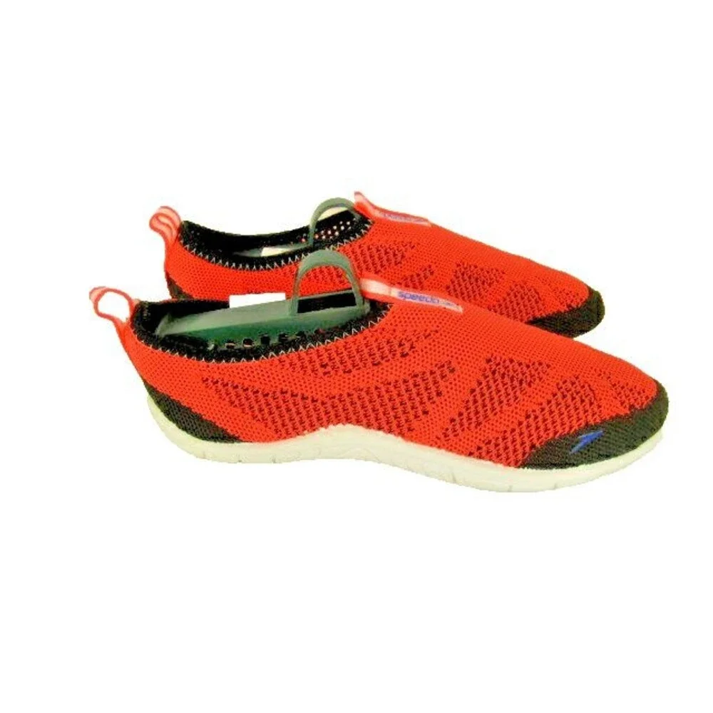 Speedo Kids Surf Knit Orange Water Shoes Trail Running  sz 4 #7749106-817